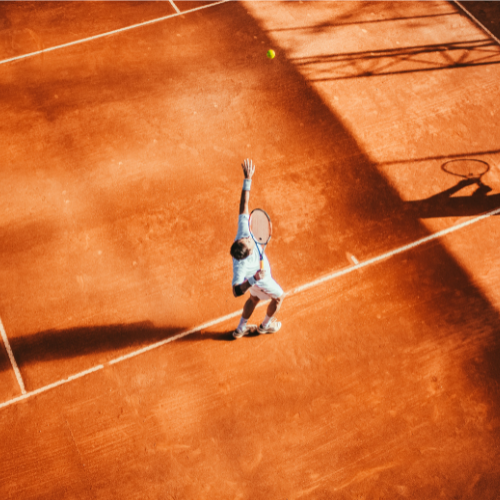 Accès QR code court tennis